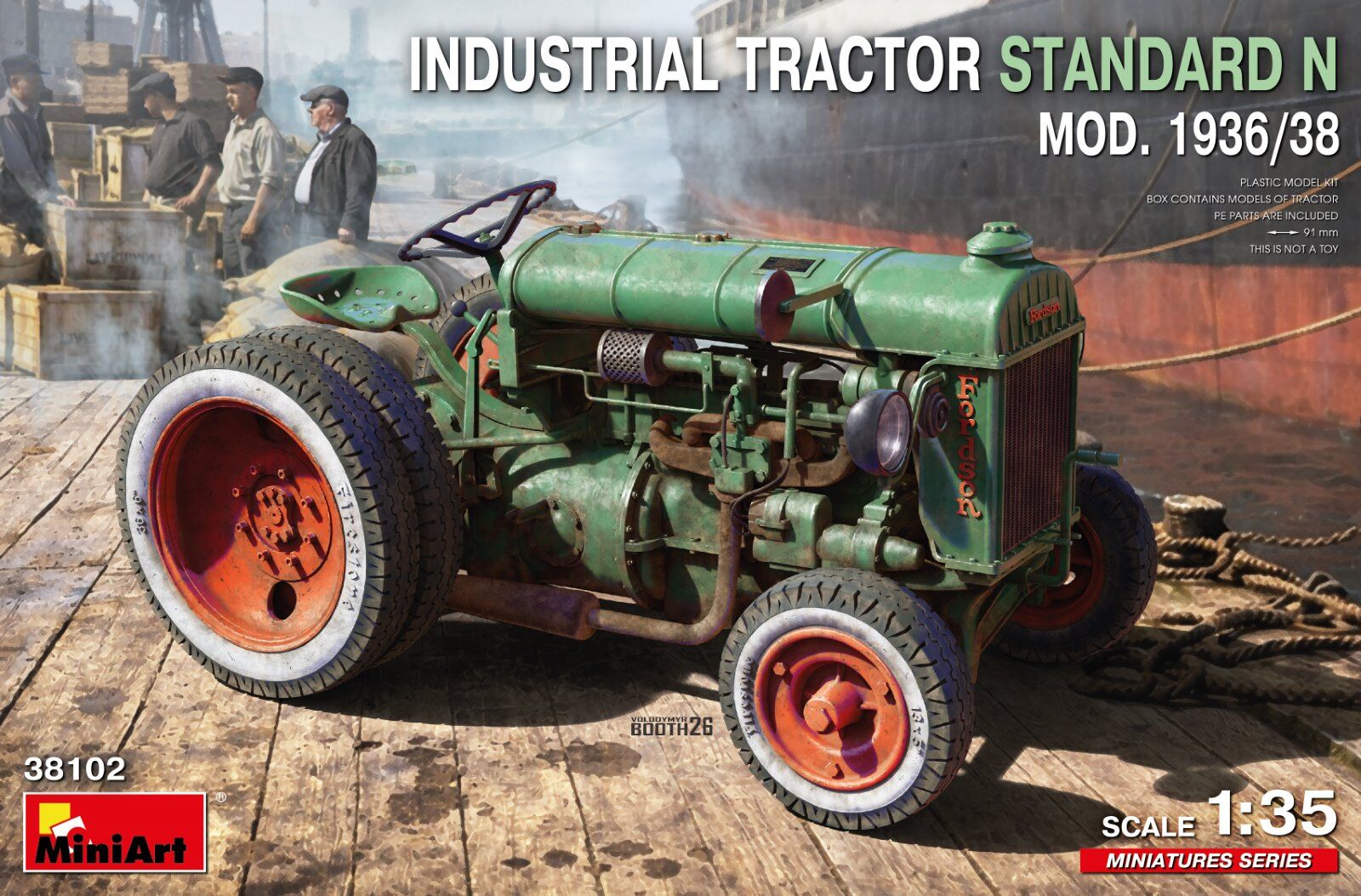 MiniArt 1/35 Industrial Tractor Standard N Mod. 1936/38  Plastic Model Kit