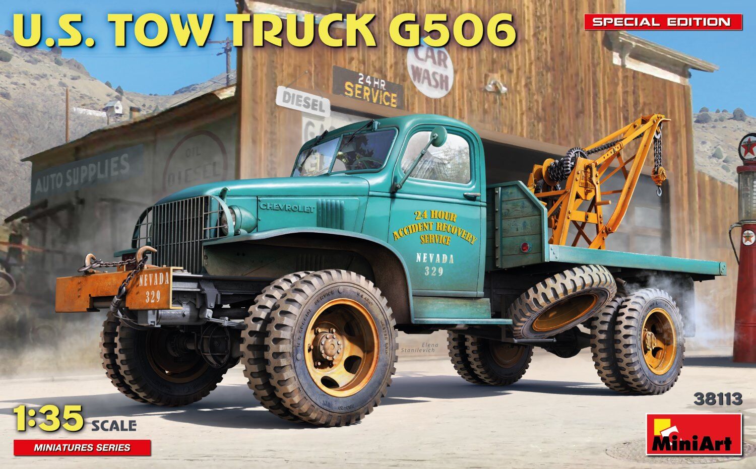 MiniArt 1/35 U.S. Tow Truck G506. Special Edition Plastic Model Kit