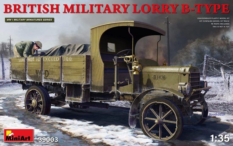 MiniArt 1/35 British Military Lorry B-Type Plastic Model Kit