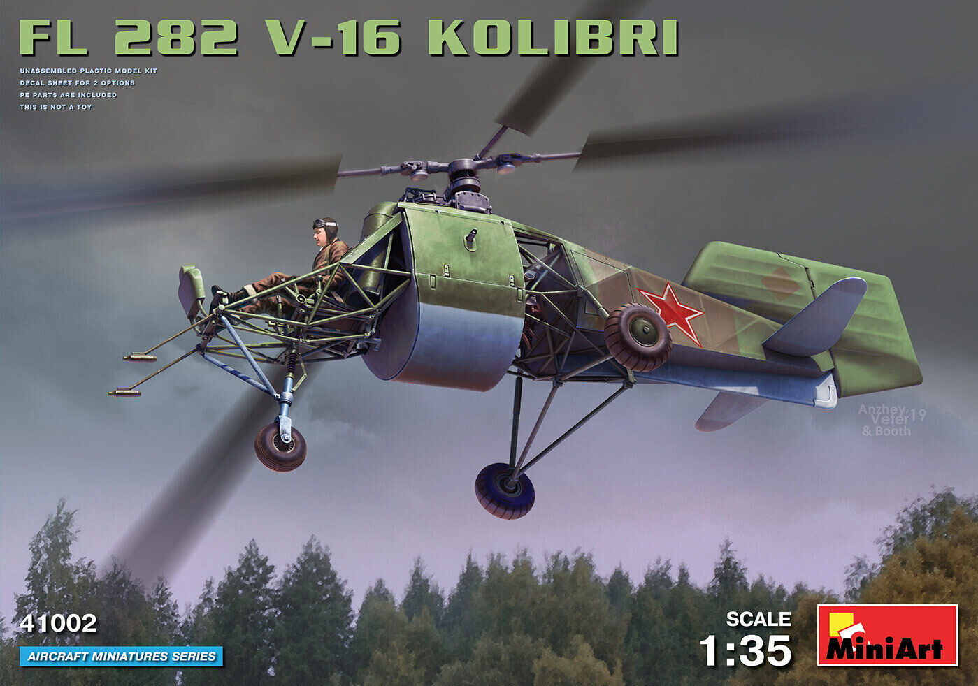 MiniArt 1/35 Fl 282 V-16 Kolibri Plastic Model Kit