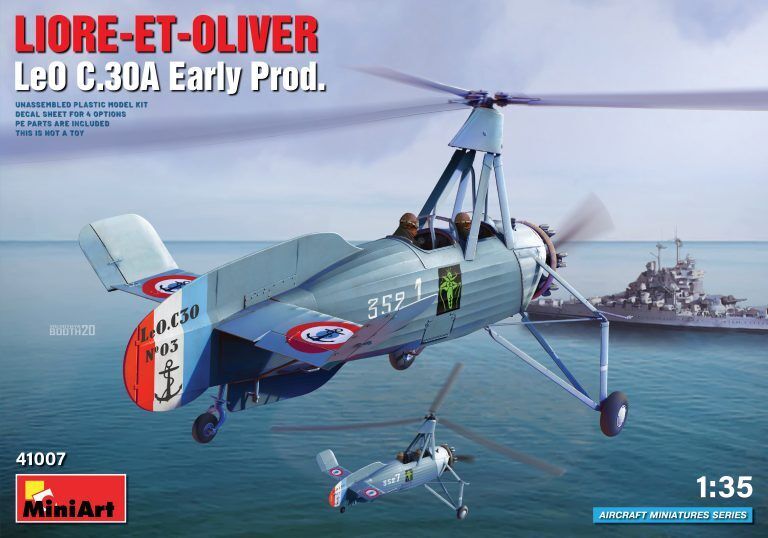 MiniArt 1/35 Liore-et-Oliver LeO C.30A Early Prod Plastic Model Kit