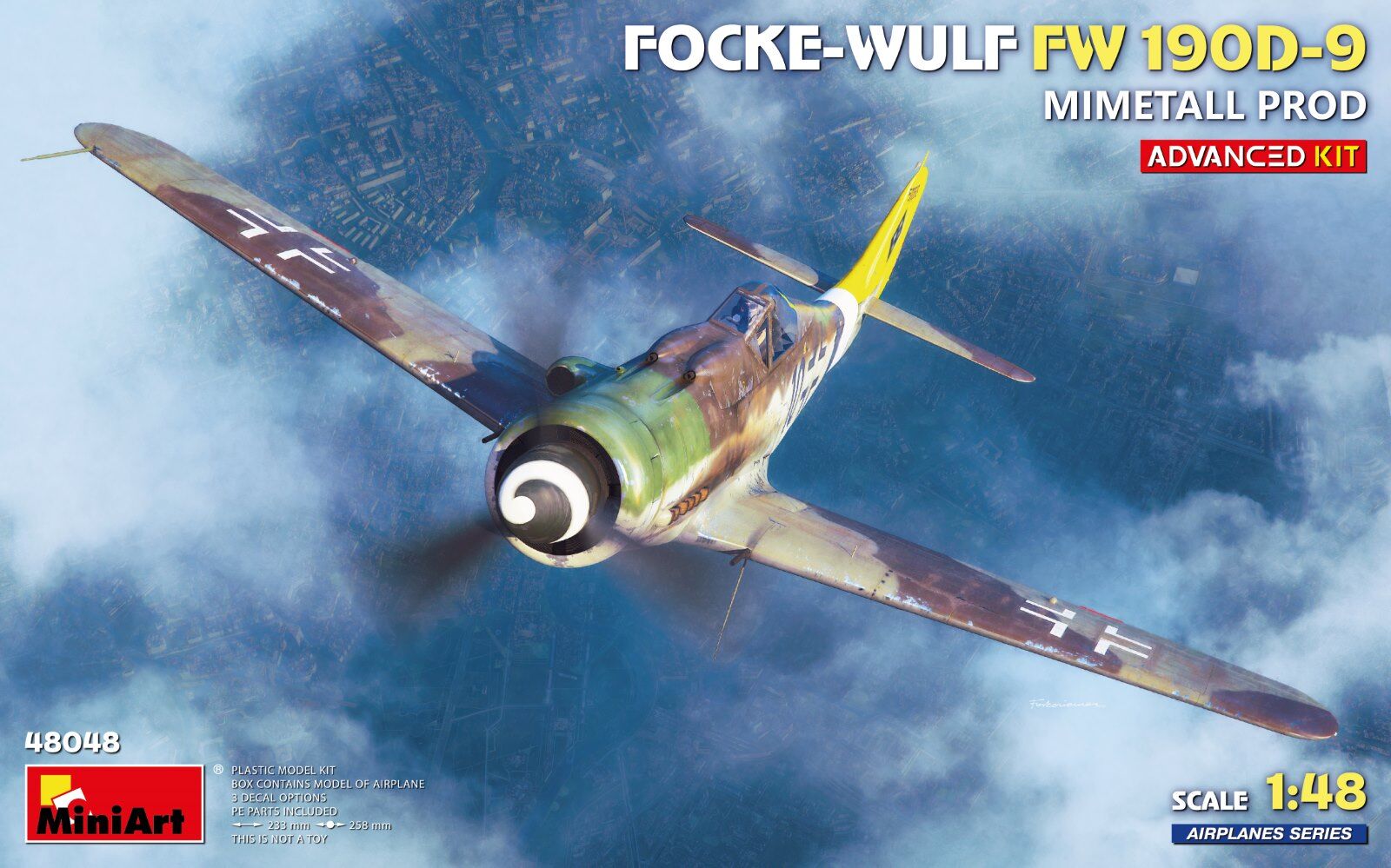 MiniArt 1/48 Focke-Wulf Fw 190D-9. Mimetall Prod. Advanced Kit Plastic Model Kit
