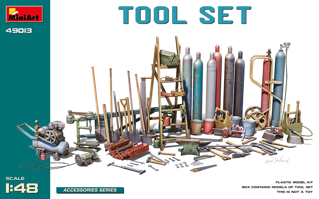 MiniArt 1/48 Tool Set Plastic Model Kit