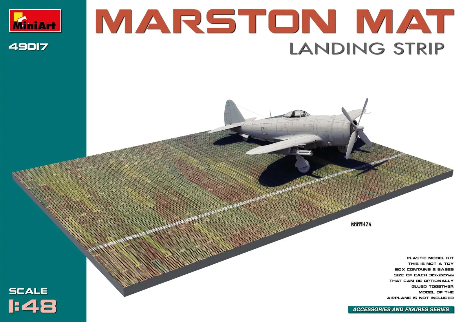 MiniArt 1/48 Marston Mat Landing Strip Plastic Model Kit