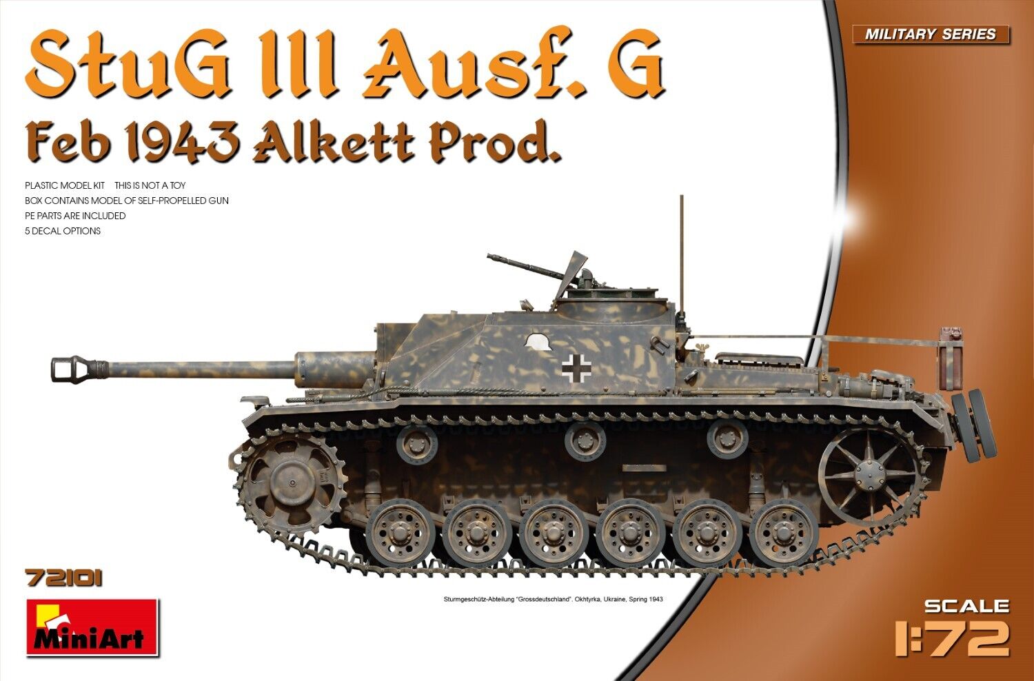 MiniArt 1/72 StuG III Ausf. G Feb 1943 Prod Plastic Model Kit