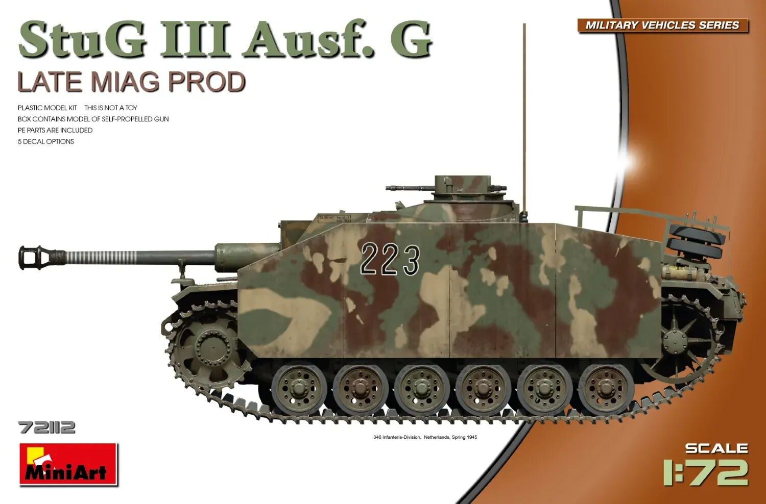MiniArt 1/72 StuG III Ausf. G Late Miag Prod. Plastic Model Kit