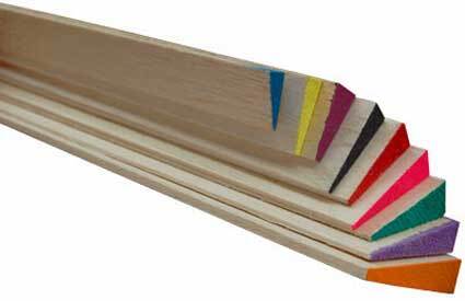 MEB3501 6.5X19.0MM TRAIL EDGE  RED Balsa