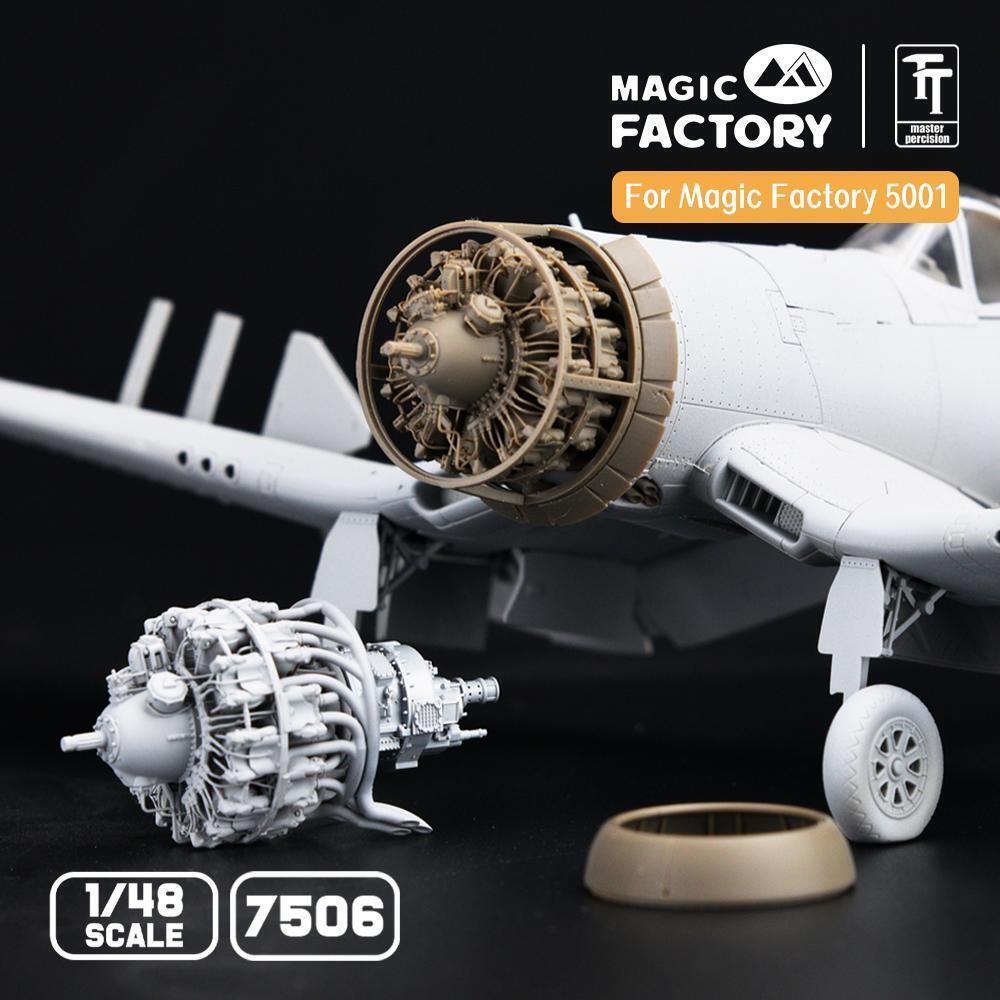 MF7506 Magic Factory 1/48 P&W R-2800 Engine On Plane Version (3D printed) Magic Factory