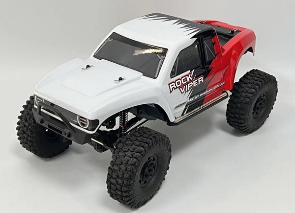 MG101003 Mega RC 1/10 Rock Viper LCG Pinched Brushed Rock Crawler (Red)