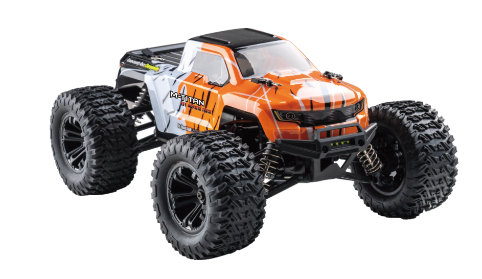 MG116002 Mega RC 1/16 M-TITAN Mini Monster Truck 4x4 RTR (Orange) Mega RC