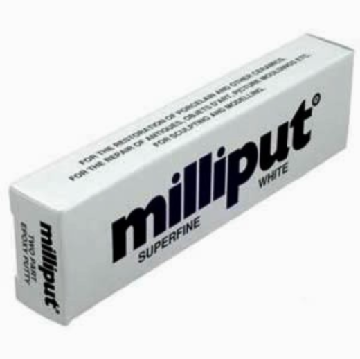 MIL4 Milliput Superfine White 2 Part Putty Milliput