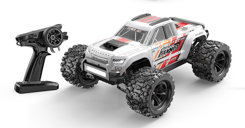 MJX-10208-W MJX 1/10 Hyper Go 4WD Brushless RC Monster Truck (White)