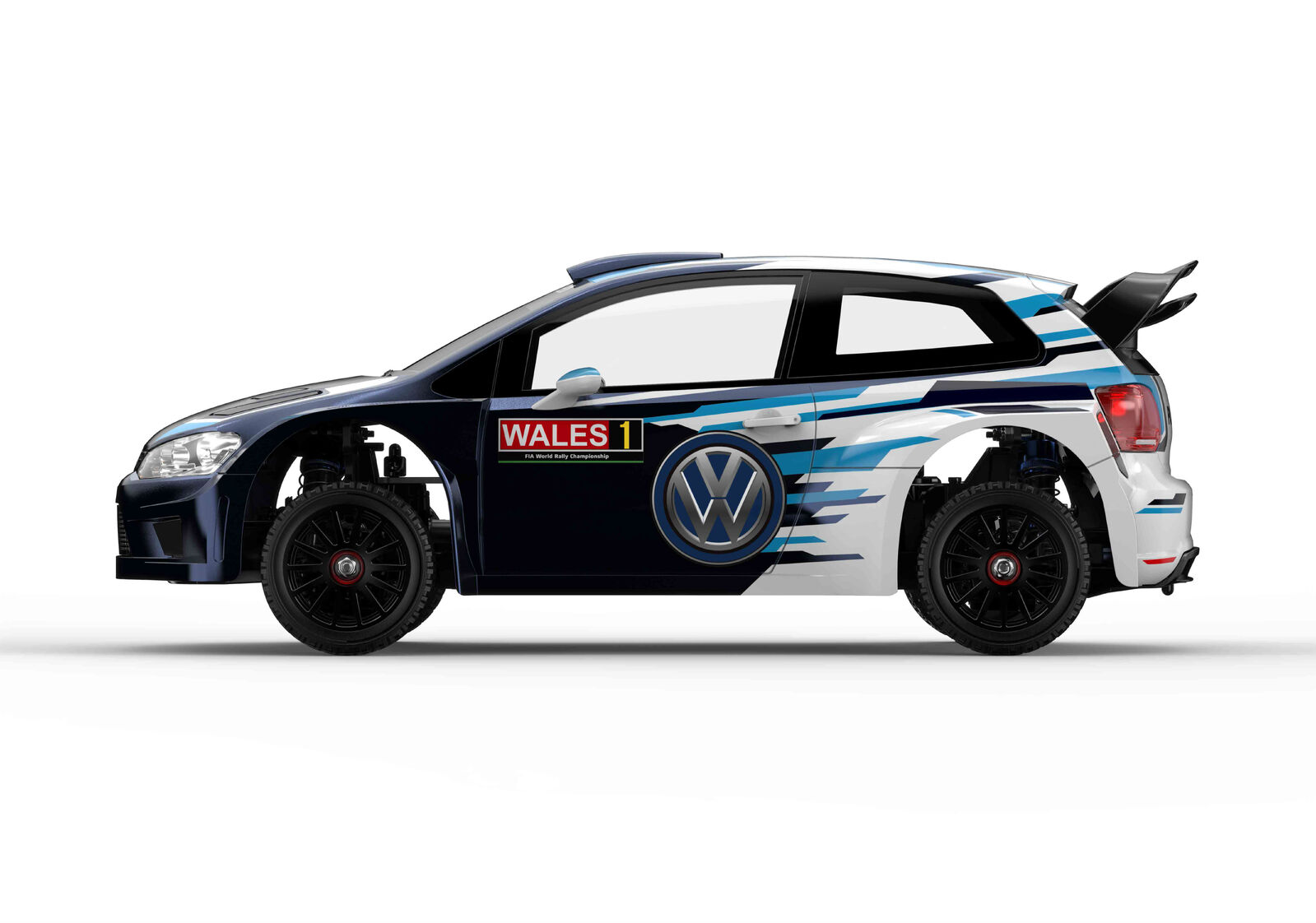 MJX 1/10 Hyper Go Volkswagen Polo R WRC 2015 Brushless 2S RC Car (Battery & Charger included)