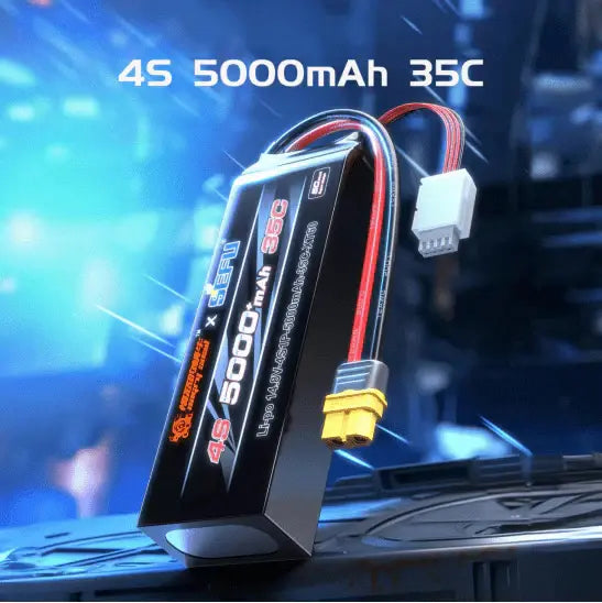 MJX-B4S50T MJX 4S 14.8V 5000mAh 35C LiPo Battery (XT60)