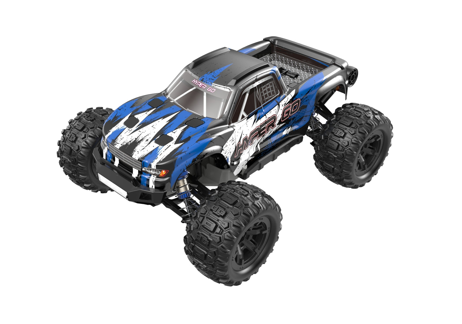 MJX-H16H-1 MJX 1/16 RTR Brushed RC Monster Truck with GPS (Blue) [H16H-1] MJX