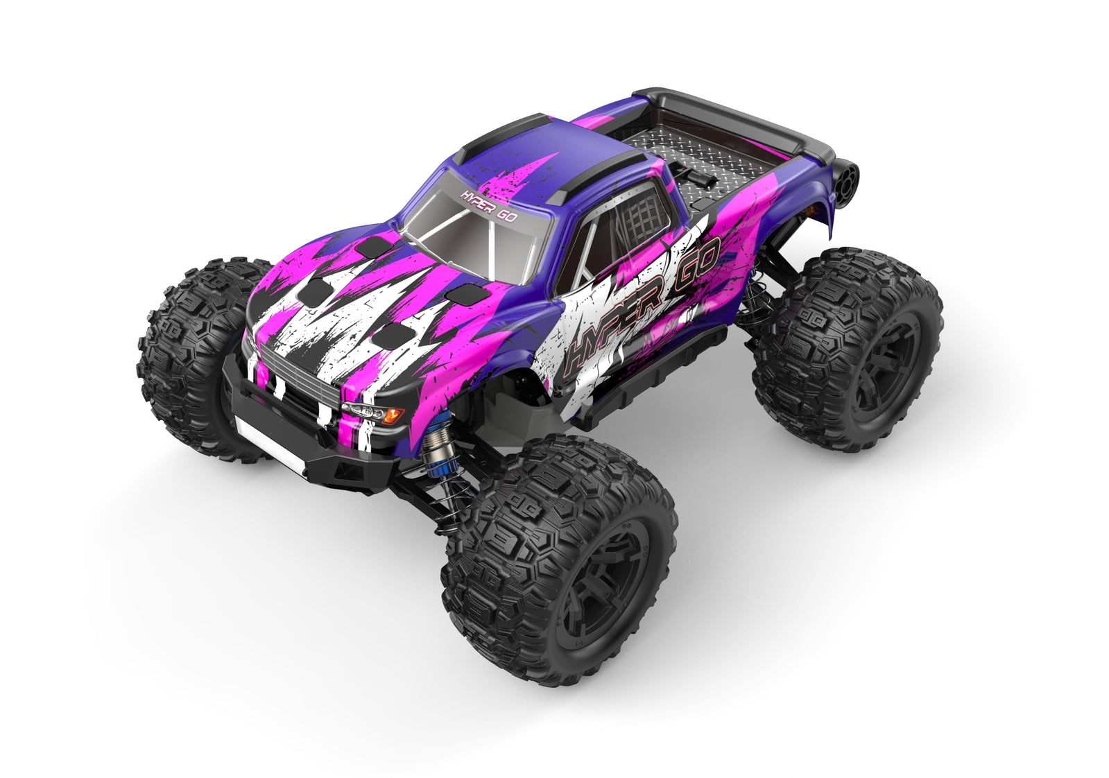 MJX-H16H-2 MJX 1/16 RTR Brushed RC Monster Truck with GPS (Purple) [H16H-2] MJX