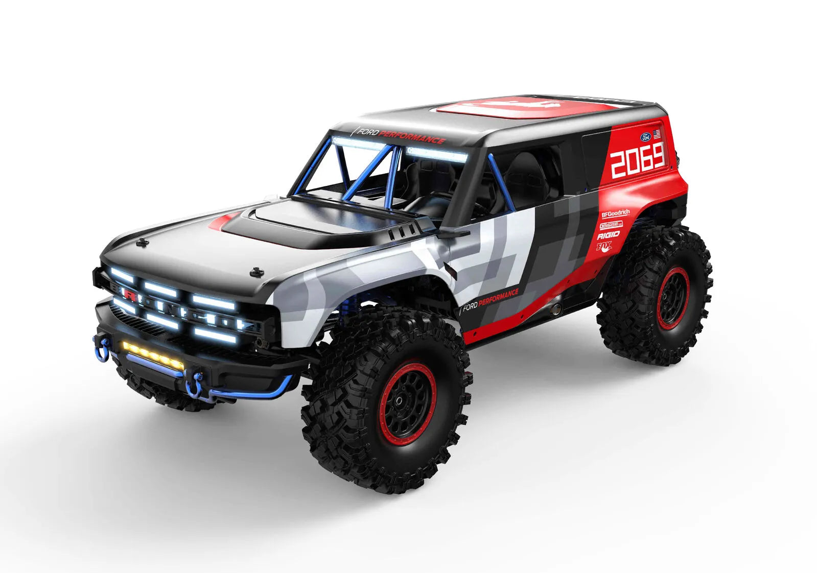 MJX 1/8 Ford Bronco 4WD Brushless RC Crawler (Battery/charger inc) [H8P-DC]