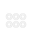 MJX-Q175 MJX Hyper Go Q175/Q715. 14301, 14302 Rubber Ring, 6pcs MJX