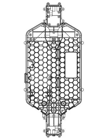 MJX Chassis (Suits MJX-10208)