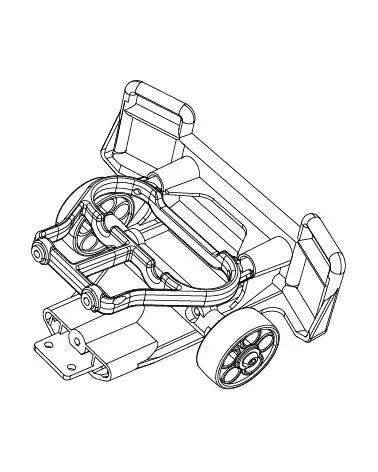 MJX Rear Bumper Component