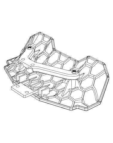 MJXS-14110 MJX Rear Bumper Assembly [14110]