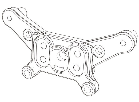 MJXS-14170B MJX Front Shock Tower [14170B]