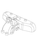 MJXS-14190 MJX Rear Upper Gearbox Covers [14190] MJX