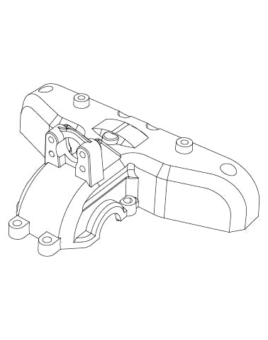 MJXS-14190 MJX Rear Upper Gearbox Covers [14190]