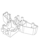 MJXS-14191 MJX Front Lower Gearbox Covers [14191] MJX