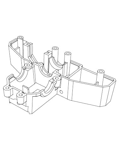 MJXS-14191 MJX Front Lower Gearbox Covers [14191]