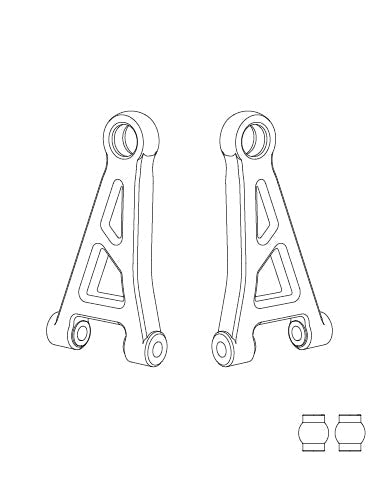 MJXS-14210 MJX Front Upper Suspension Arms (Including Ball Head) [14210] MJX