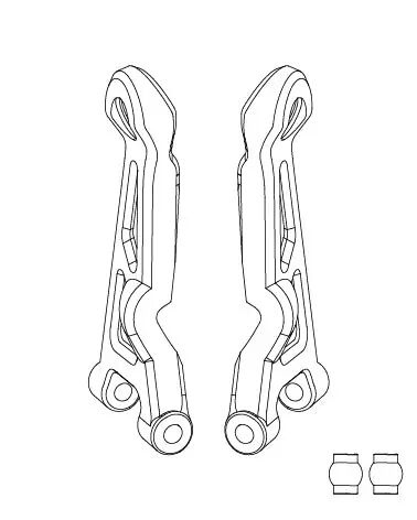 MJX Front Upper Control Arm