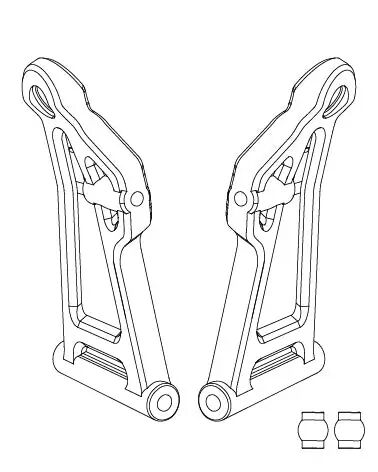 MJX Front Lower Control Arm