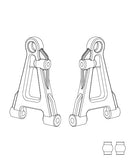 MJXS-14220 MJX Front Lower Suspension Arms (Including Ball Head) [14220] MJX