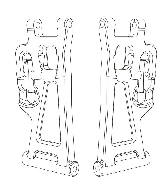 MJXS-14250B MJX Rear Lower Swing Arm