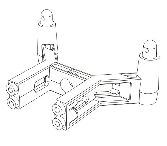 MJXS-14281B MJX Rear Body Mount [14281B]