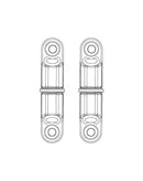 MJXS-14431 MJX Steering Linkage (2pcs) [14431] MJX