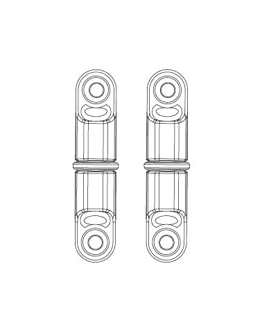 MJXS-14431 MJX Steering Linkage (2pcs) [14431]