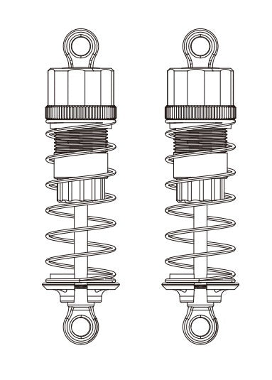MJXS-14500B MJX Rear Oil-Filled Shock Absorber
