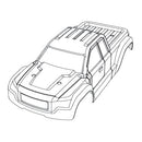 MJXS-1601D MJX 16209 Body shell [1601D] MJX