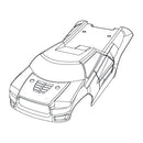 MJXS-1601F MJX 16210 Body shell [1601F] MJX