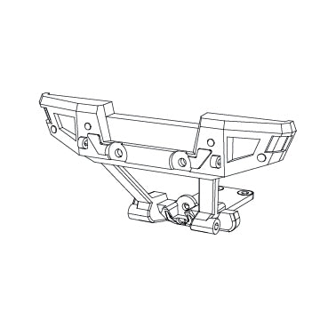 MJXS-16110 MJX Rear Bumper Assembly [16110] MJX