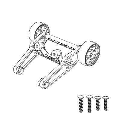 MJXS-16120 MJX Truggy Wheelie Bar Assembly [16120] MJX