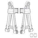 MJXS-16220 MJX Front Lower Suspension Arms [16220] MJX