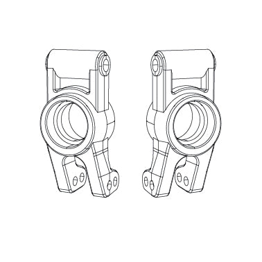 MJXS-16260 MJX Rear Hubs [16260] MJX