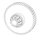MJXS-16401Y MJX Spur Gear Assembly (Machined Metal) [16401Y] MJX