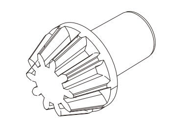 MJXS-16402G MJX Front Diff Pinion [16402G]