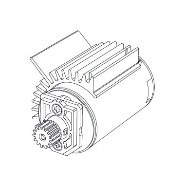 MJXS-B284B MJX Motor Assembly [B284B]