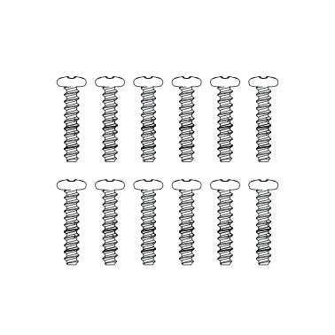 MJXS-M23104 MJX Round Head Screws (12pcs) [M23104] MJX
