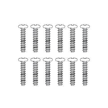 MJXS-M23104 MJX Round Head Screws (12pcs) [M23104]